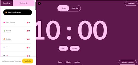 Simpletimer.space gallery image