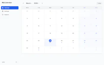 MyCalendar V gallery image