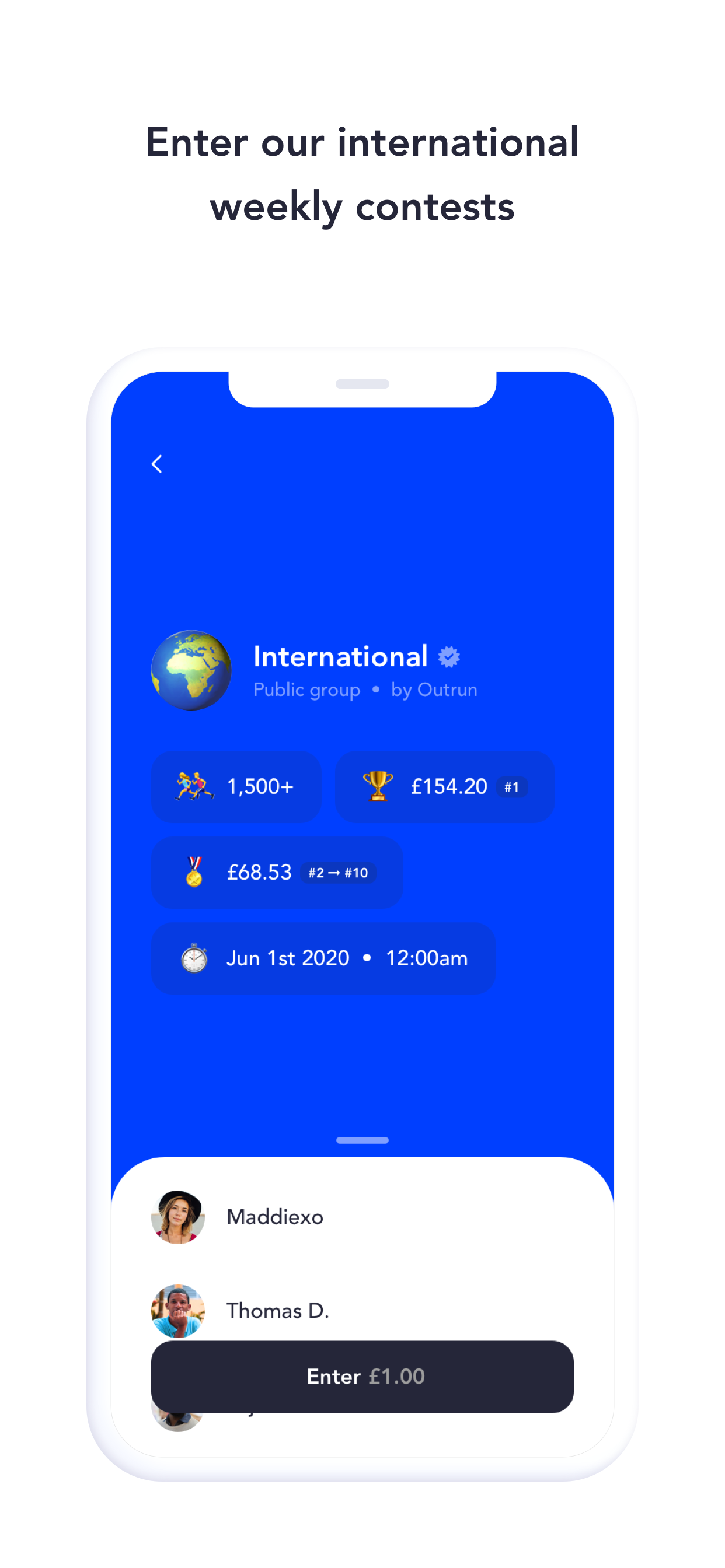 Outrun - weekly step contest gallery image
