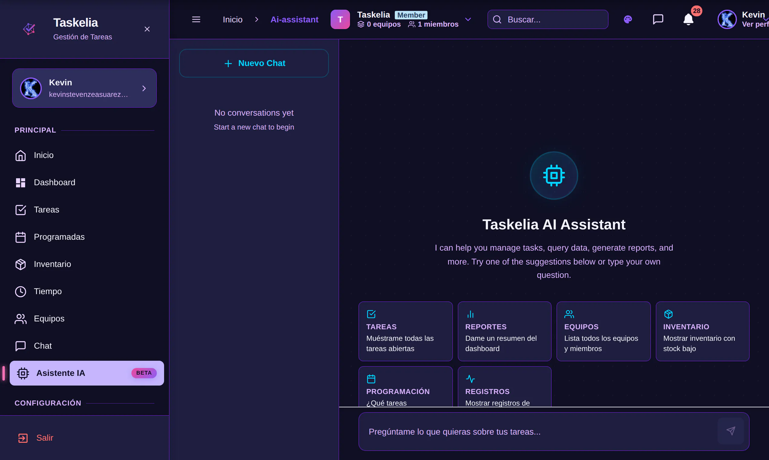 Taskelia — Gestión de Tareas y Equipos gallery image