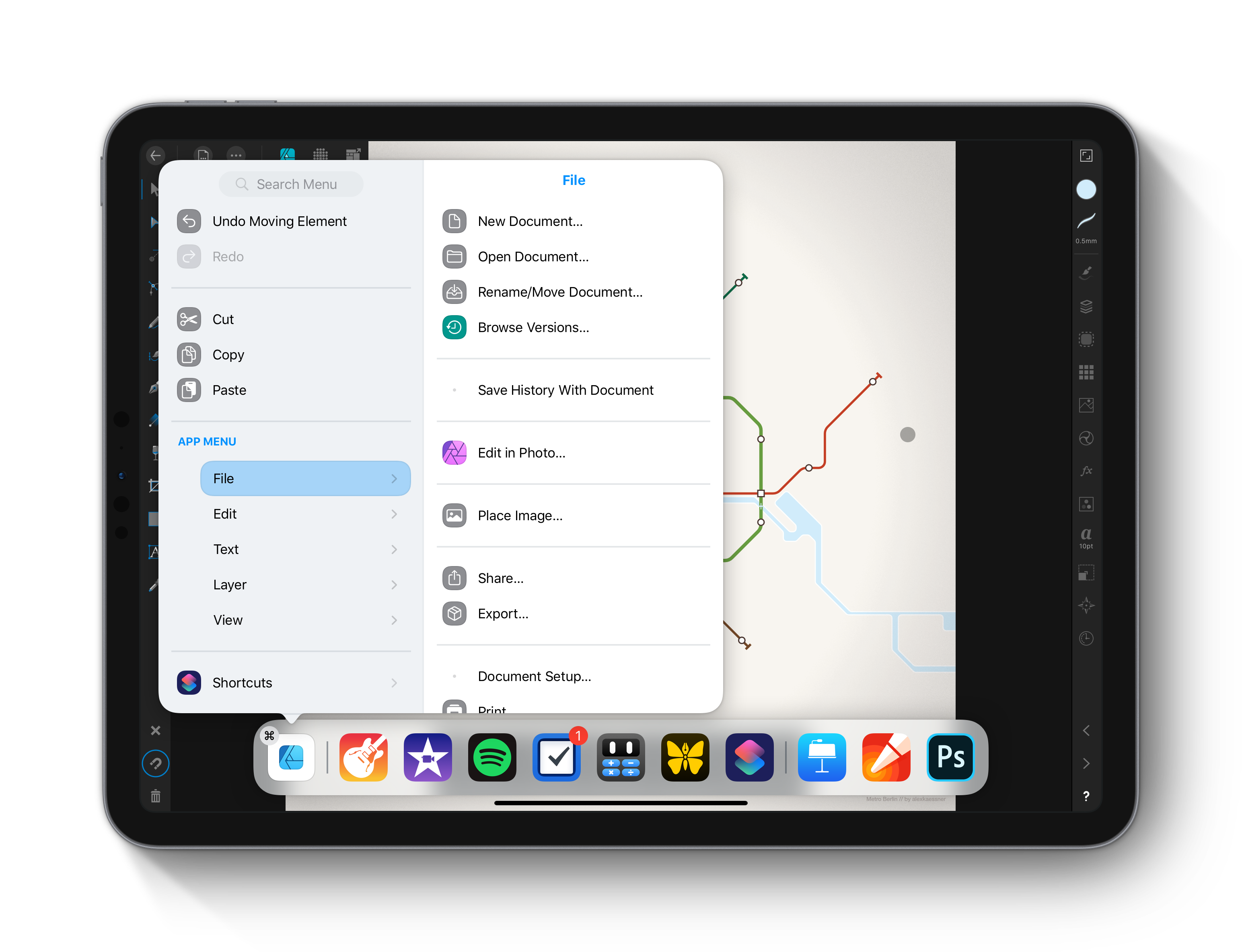 iPad Main Menu (Concept) gallery image