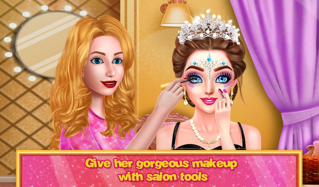 Beautiful Ballerina Girl Salon Stylish Dressup gallery image