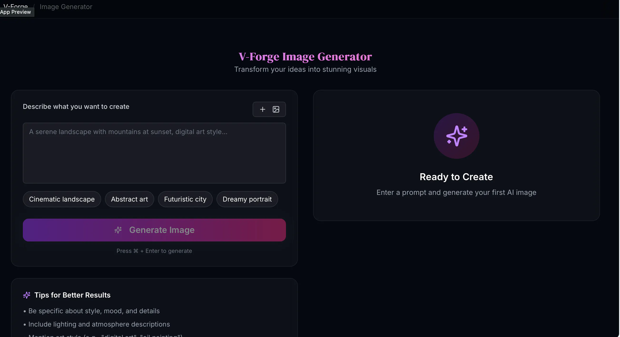 V-Forge AI 截图 4