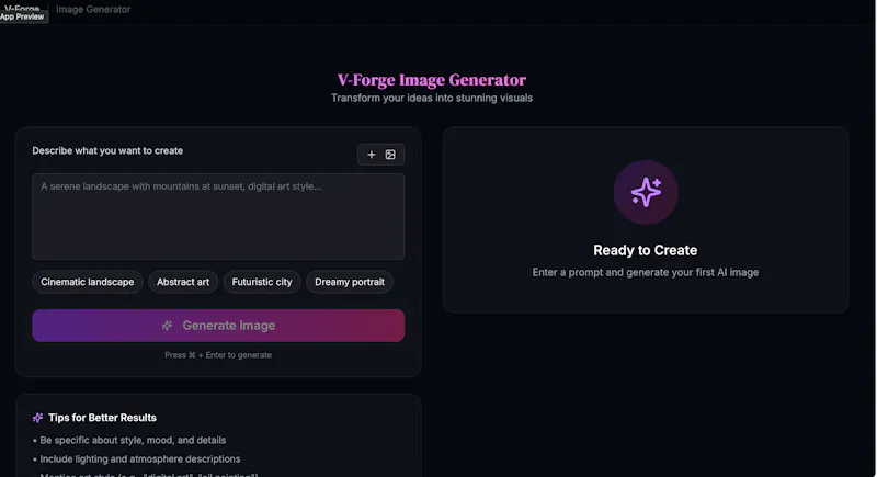 V-Forge AI screenshot 4