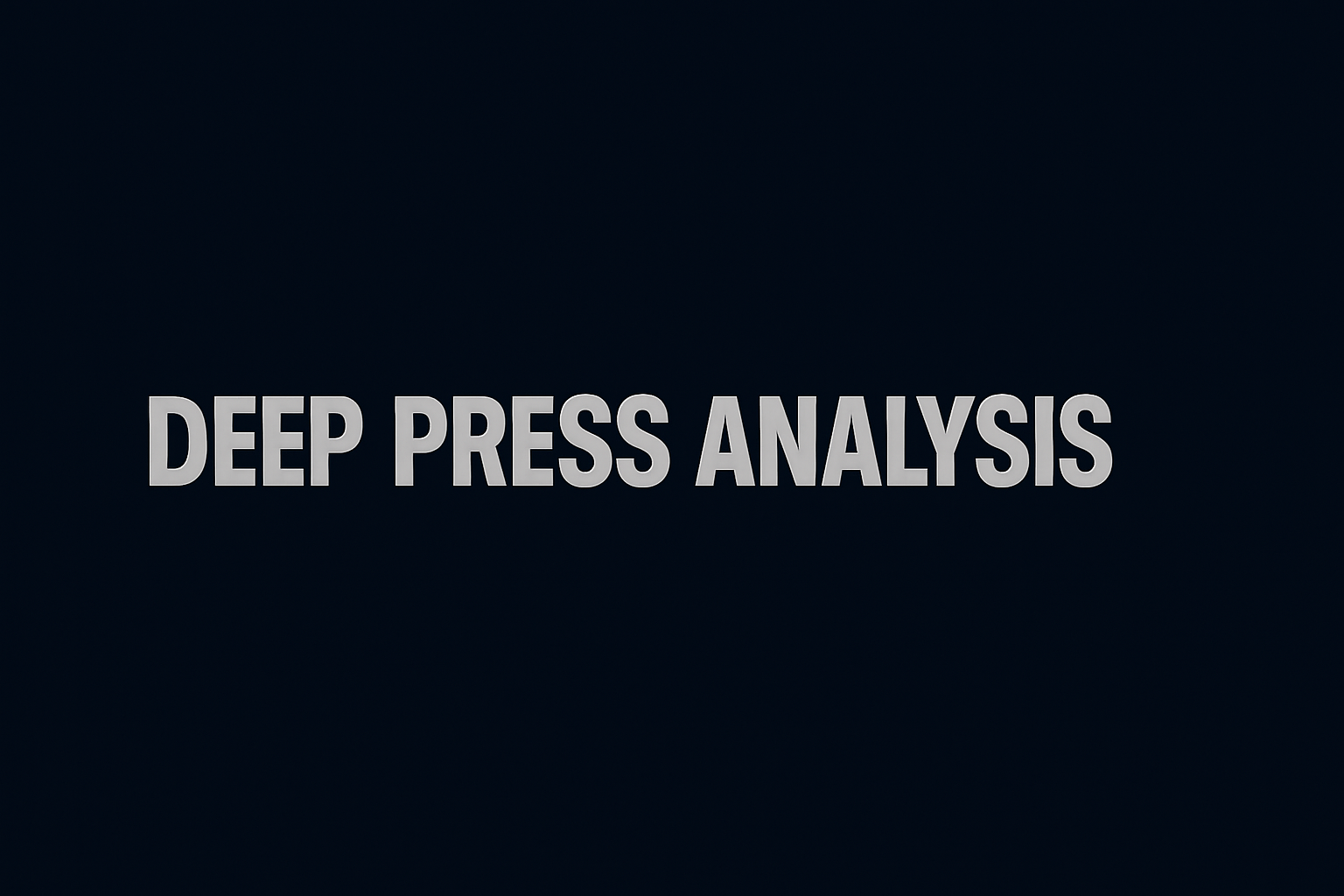 Deep Press Analysis gallery image