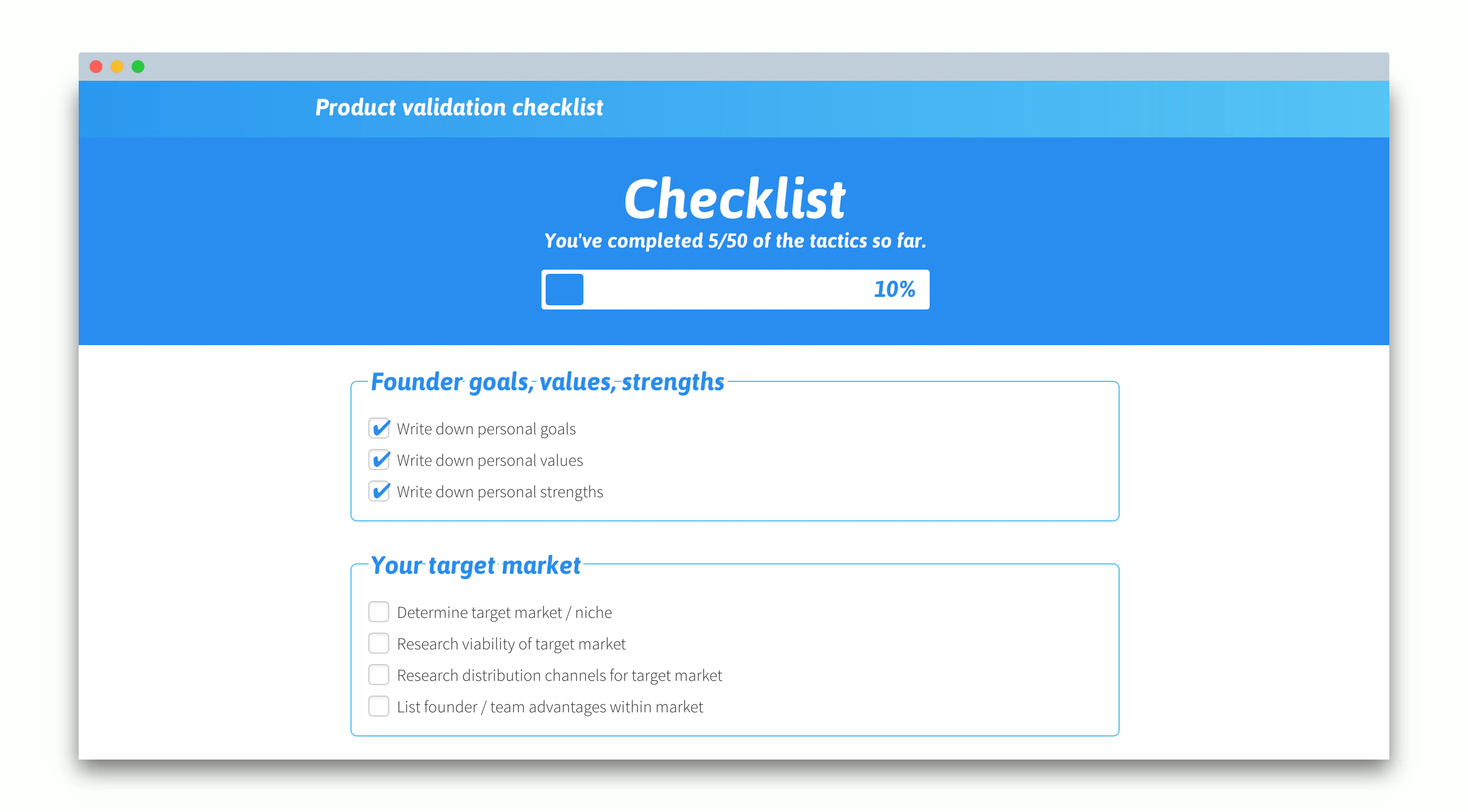 Product Validation Checklist Image