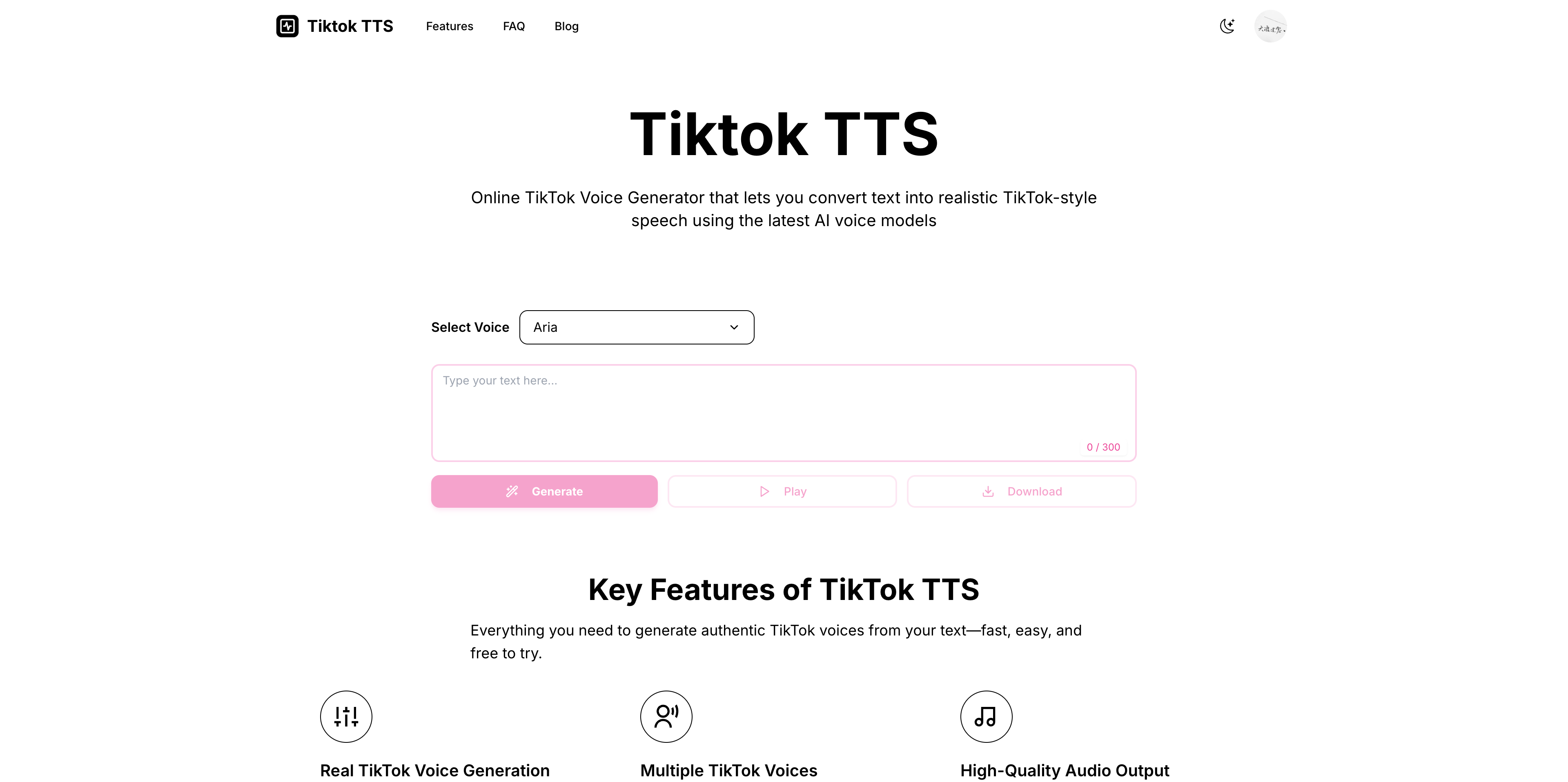 Tiktok TTS
