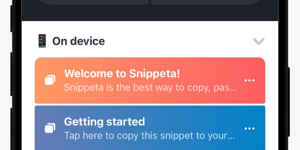 Snippeta