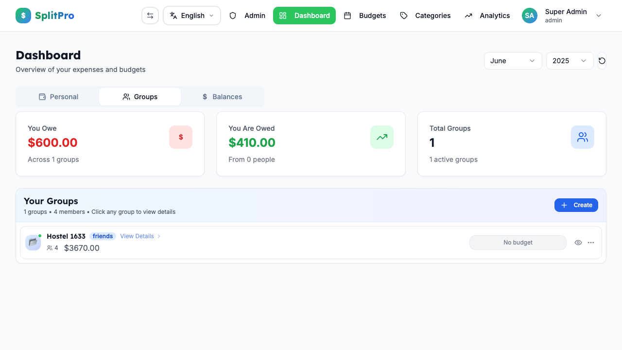 SplitPro - Complete Expense Management gallery image