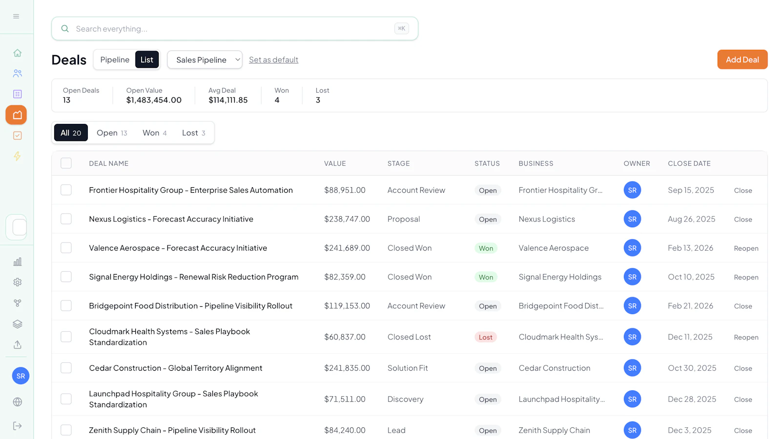 Nudge CRM screenshot 10
