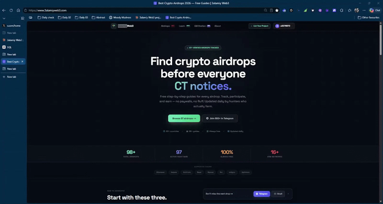 3alamiy Web3 screenshot 1 (video preview)