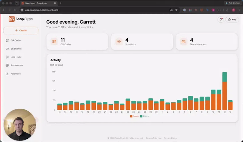 SnapGlyph screenshot 1 (video preview)