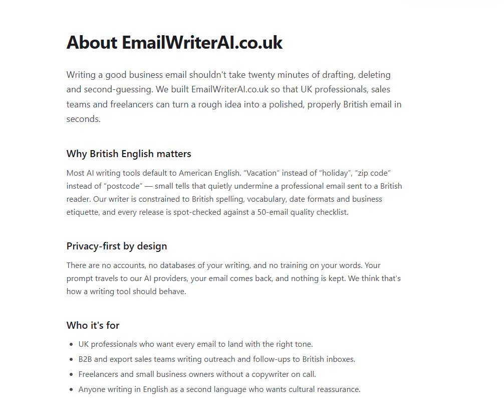 EmailWriter AI gallery image