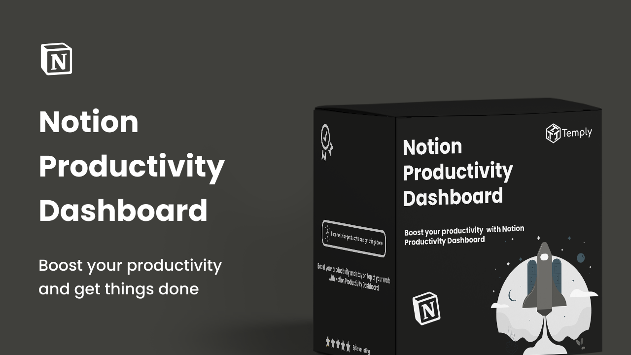 Mídia 2 de Painel de produtividade noção