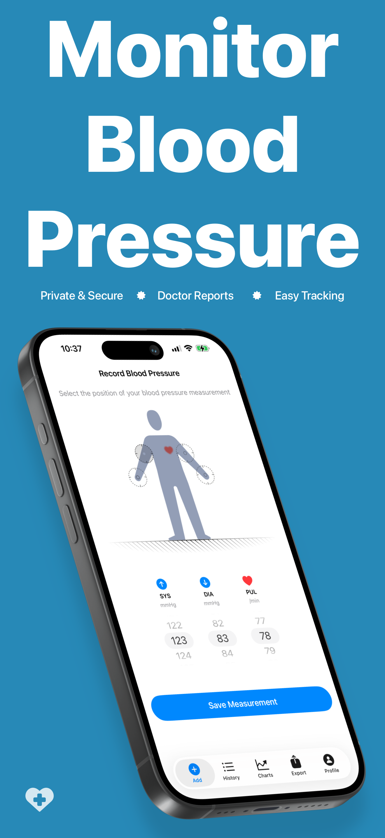 Beat It! Blood Pressure Log App gallery image