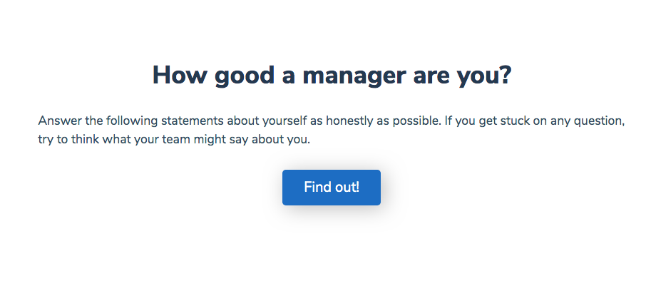 How Good a Manager Are You? gallery image