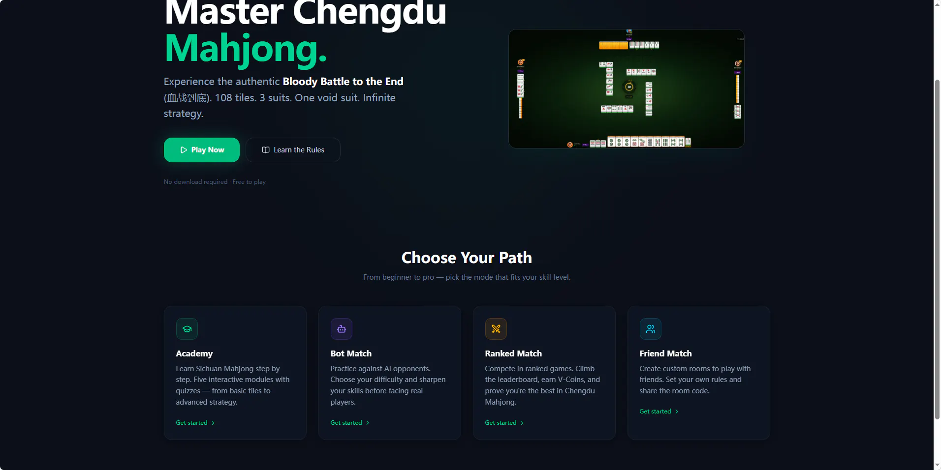 Void'em Mahjong gallery image