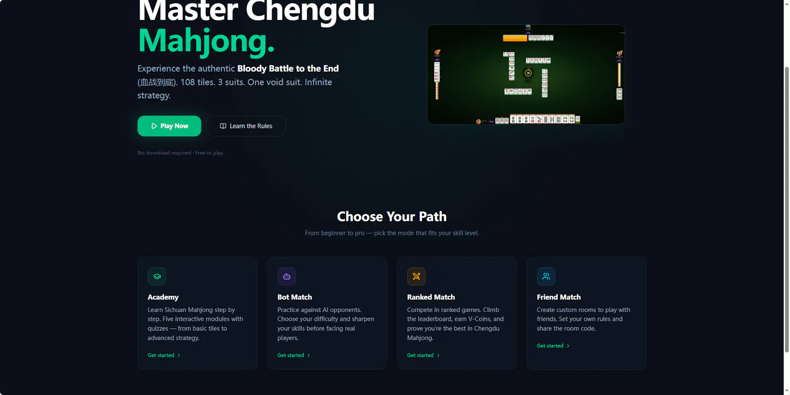Void'em Mahjong screenshot 4