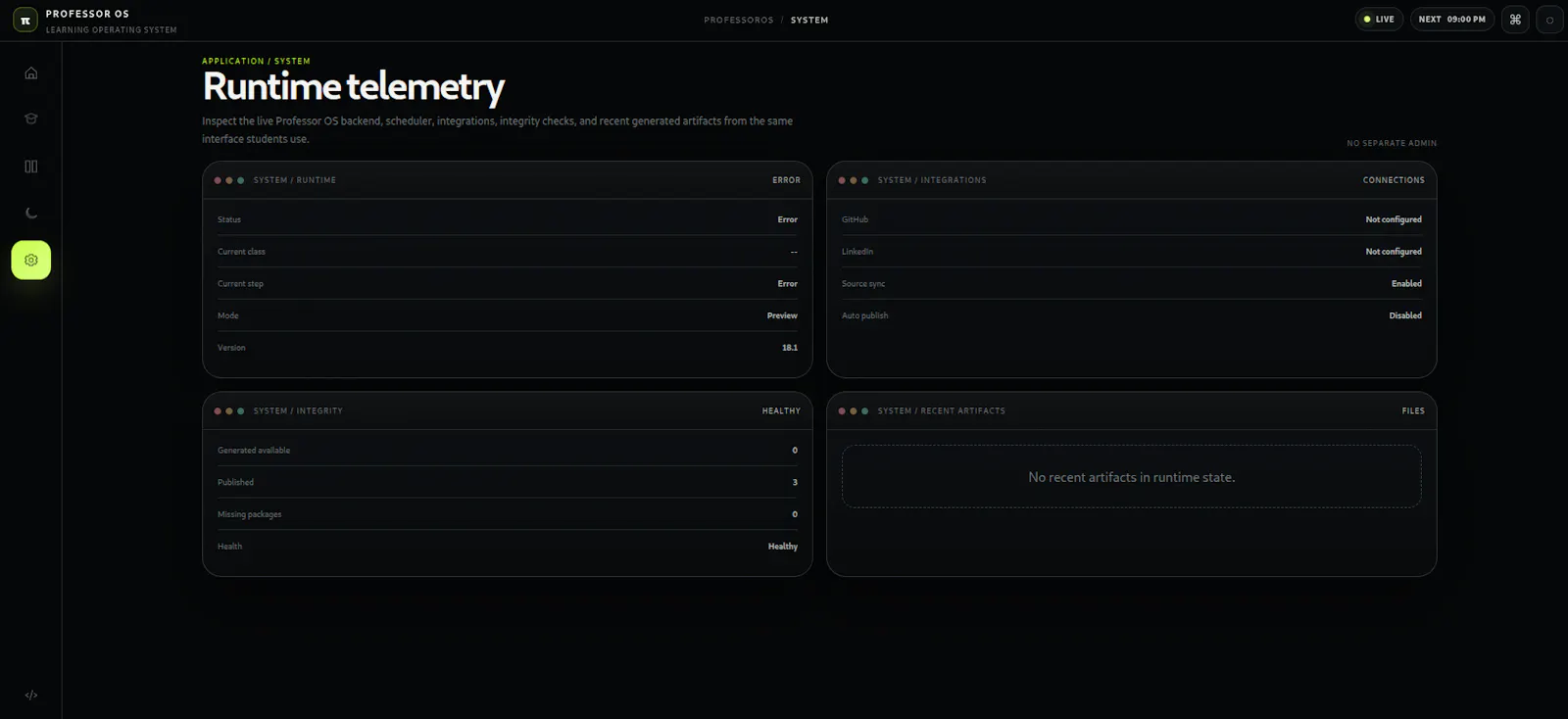 Professor OS screenshot 7