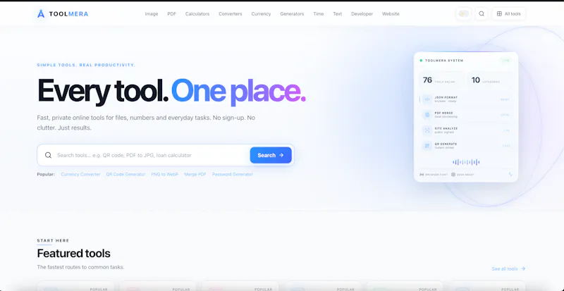 Toolmera screenshot 2