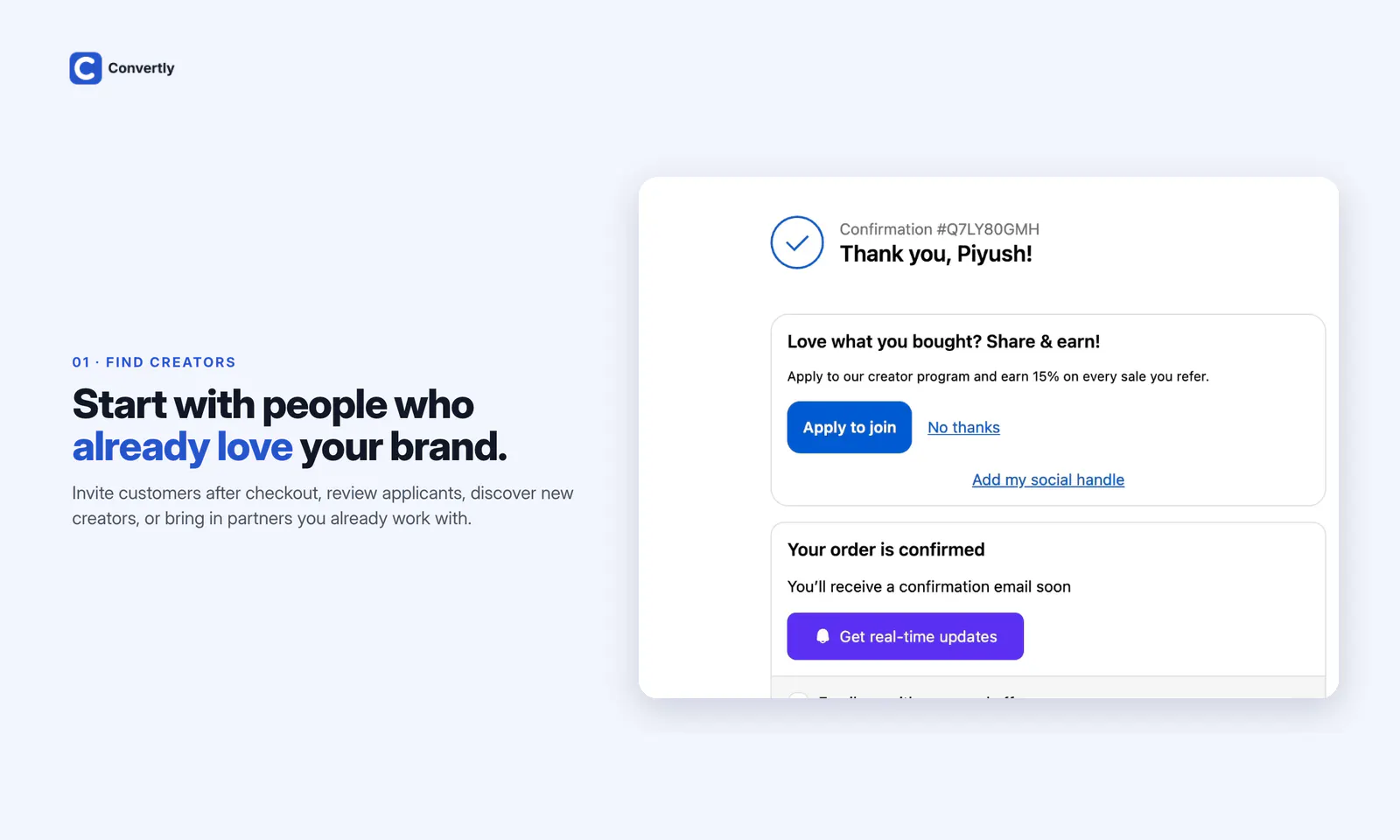 Convertly: Creator Program Software gallery image