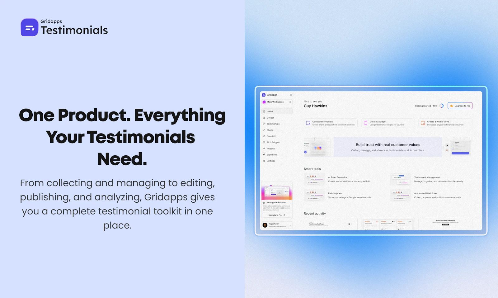 Gridapps Testimonials 2.0 screenshot 2