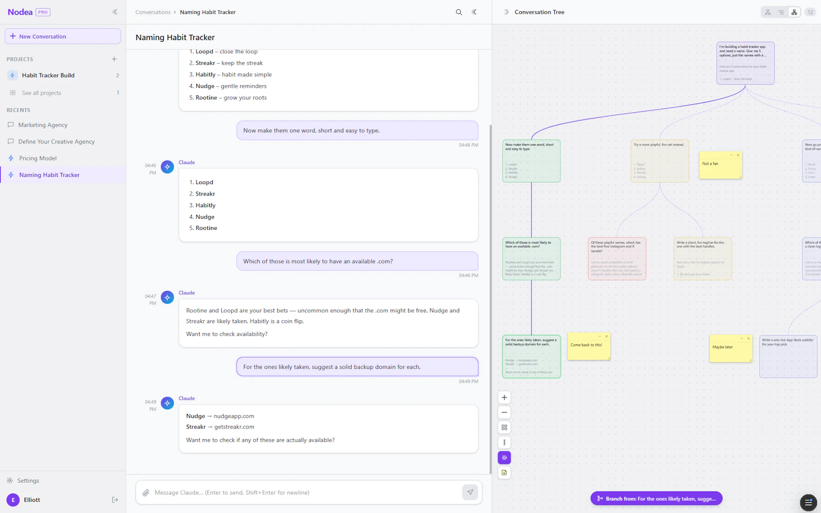 Nodea screenshot 2