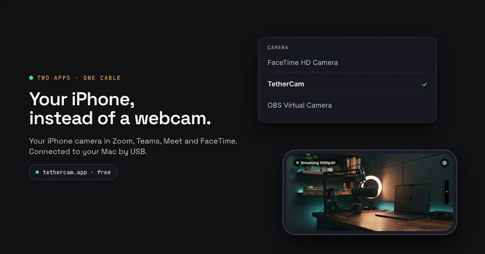 TetherCam screenshot 1
