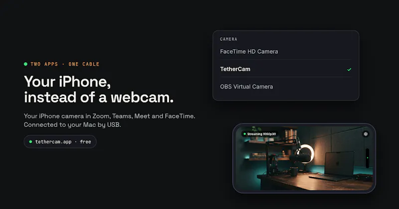 TetherCam screenshot 1