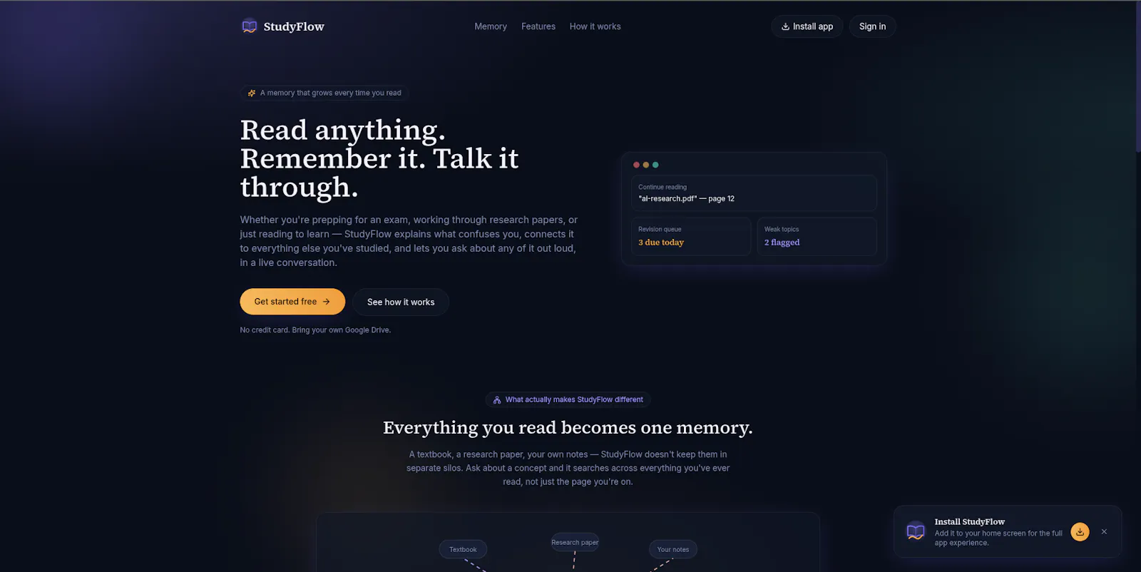StudyFlow screenshot 2