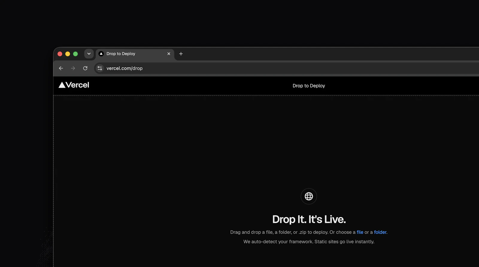 Vercel Drop screenshot 2