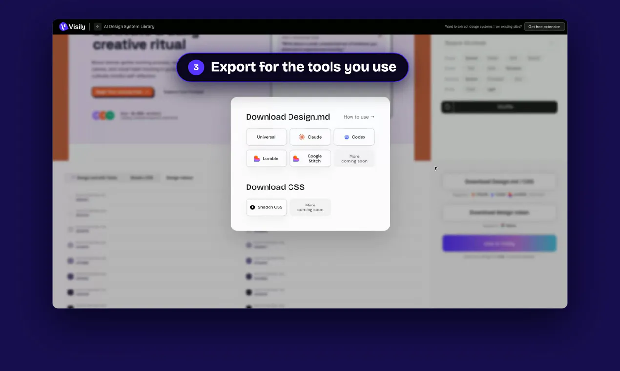 Design systems for vibe coding screenshot 4
