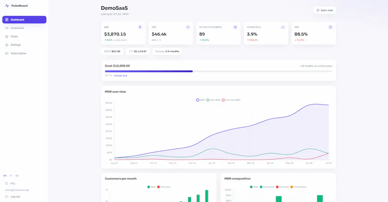 PulseBoard screenshot 1