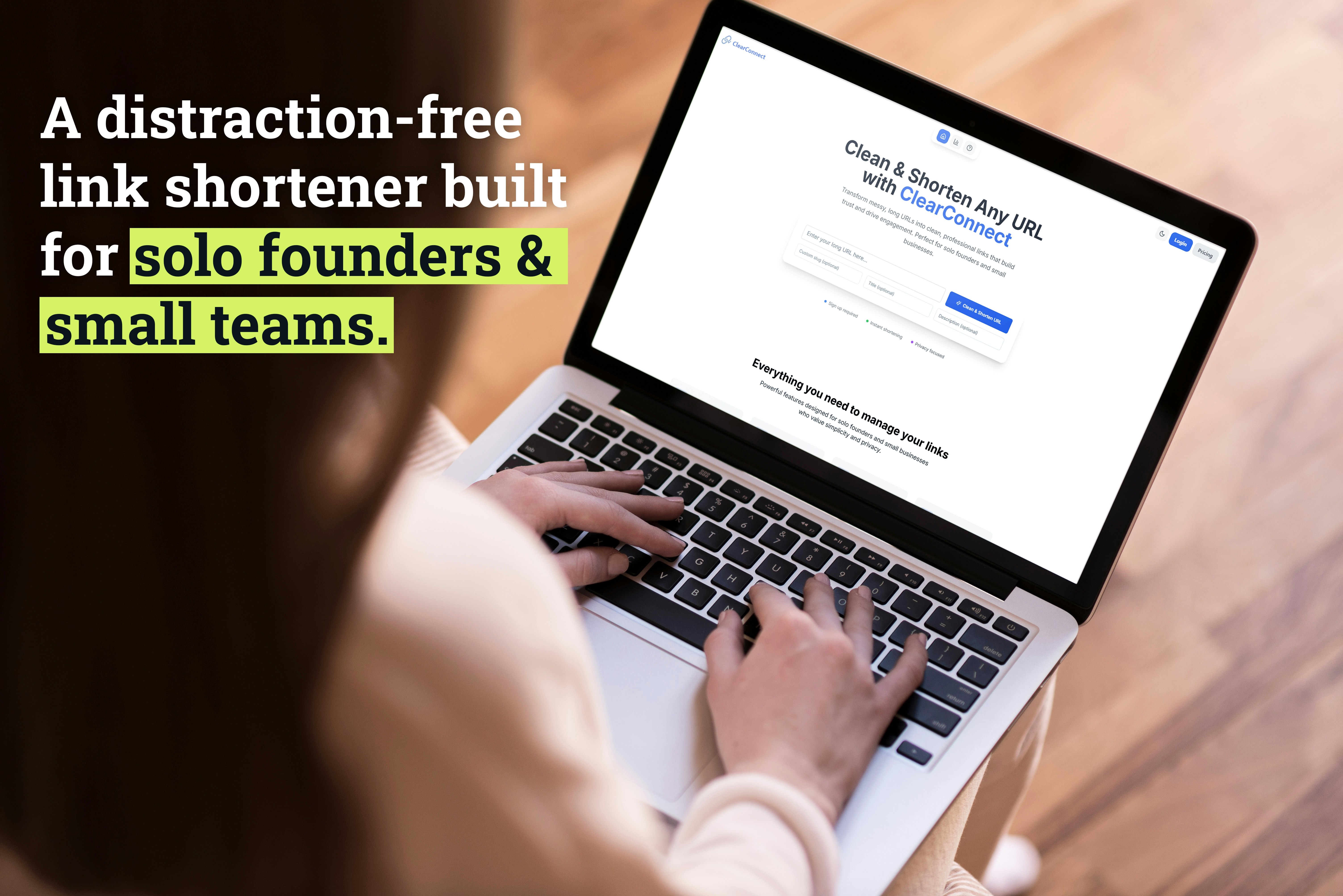 ClearConnect - Herhangi bir URL'yi temizleyin ve kısaltın medya 2