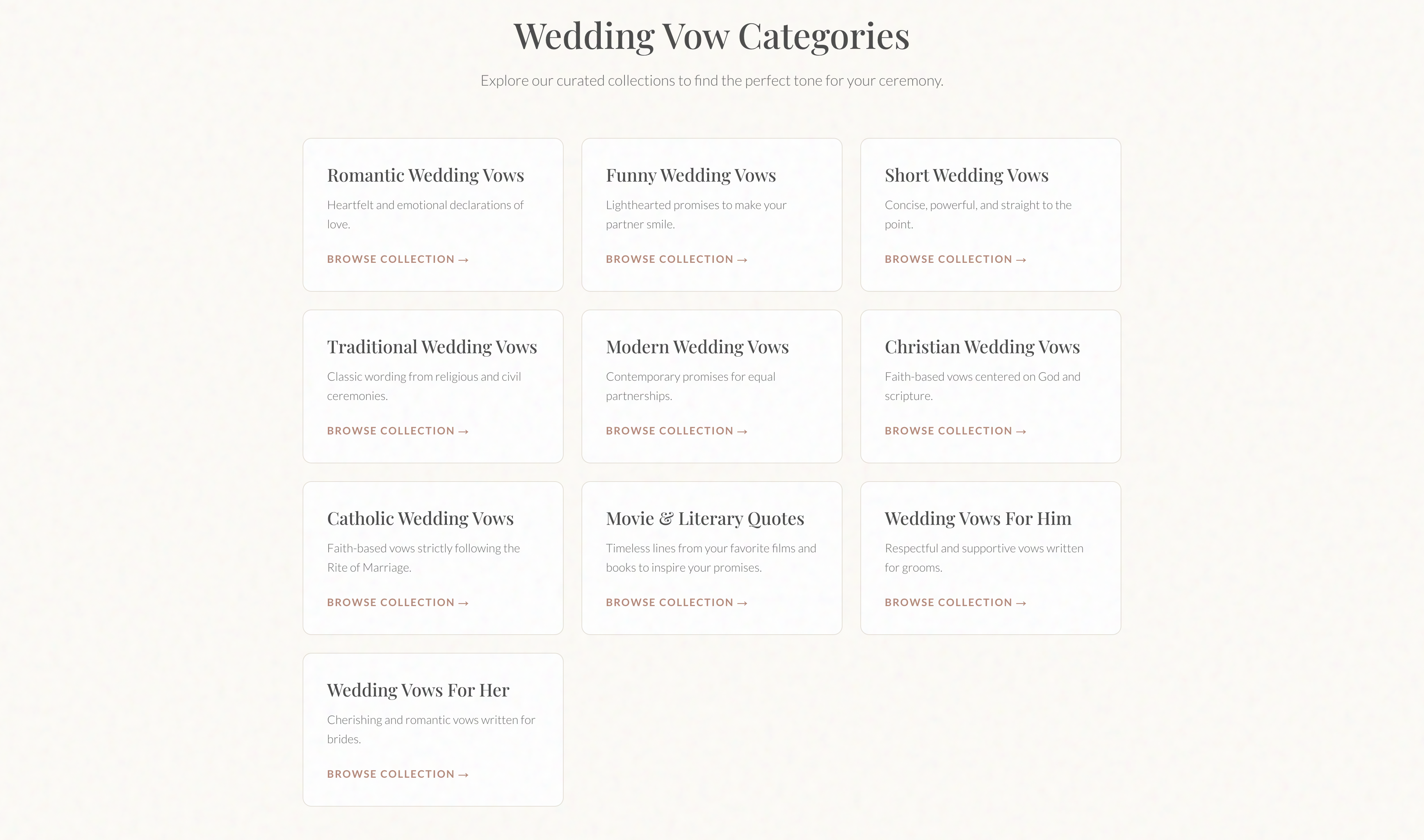 Wedding Vows AI gallery image