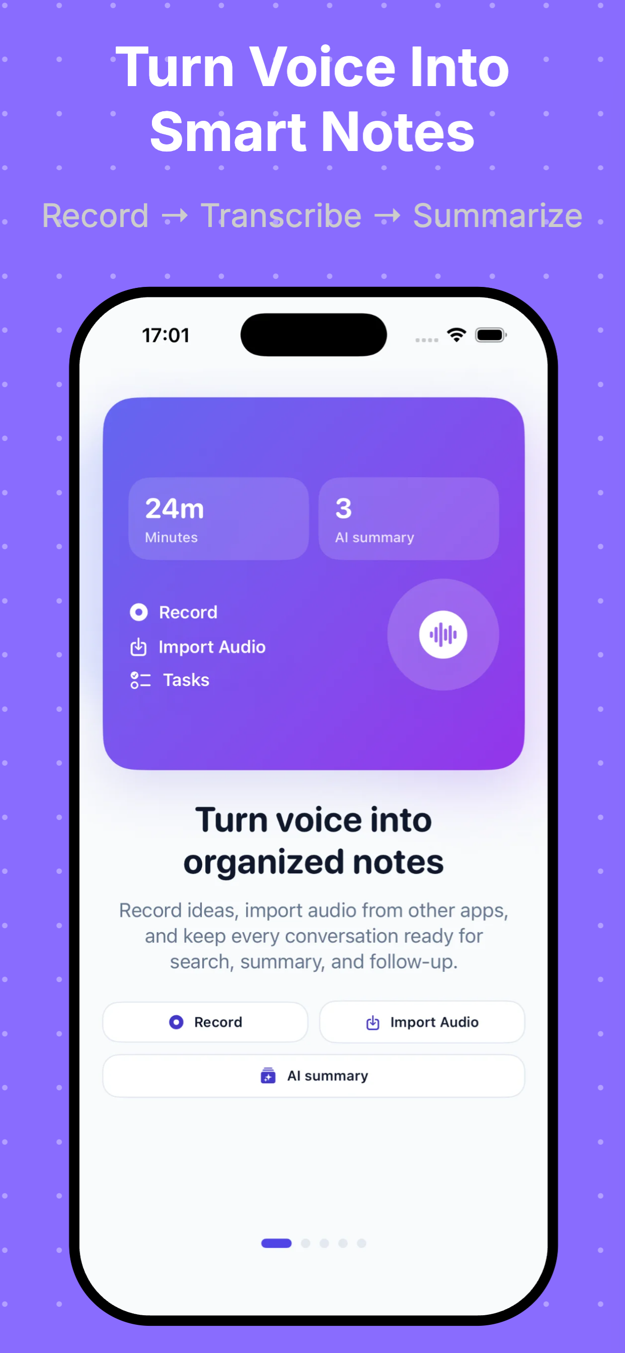 Voicely - Voice to Notes AI gallery image