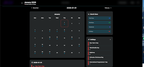 2026 Calendar gallery image