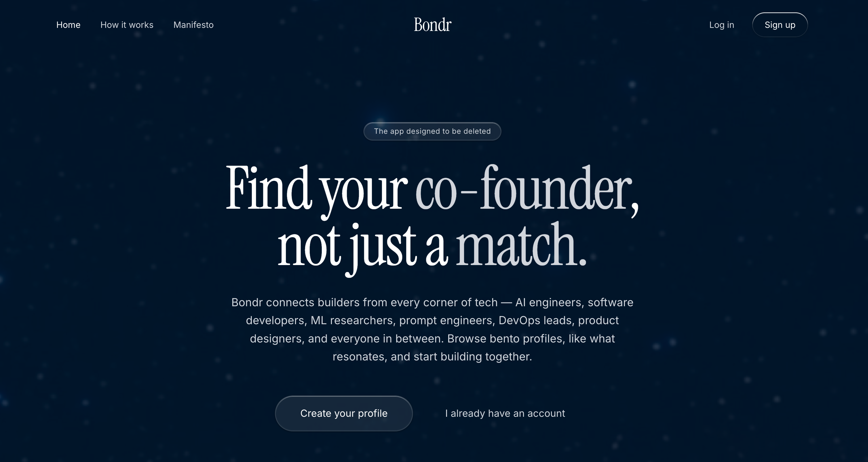 Bondr - The app designed to be deleted gallery image
