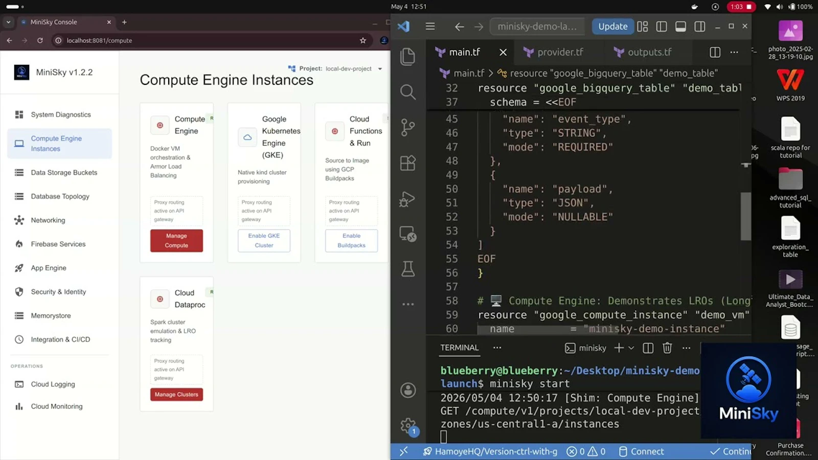 MiniSky screenshot 1 (video preview)