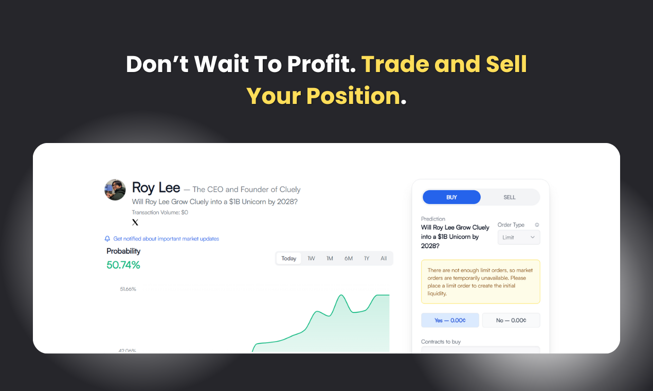 Mettle Market - Bet on startups, founders, and creators. Earn real money. media 3