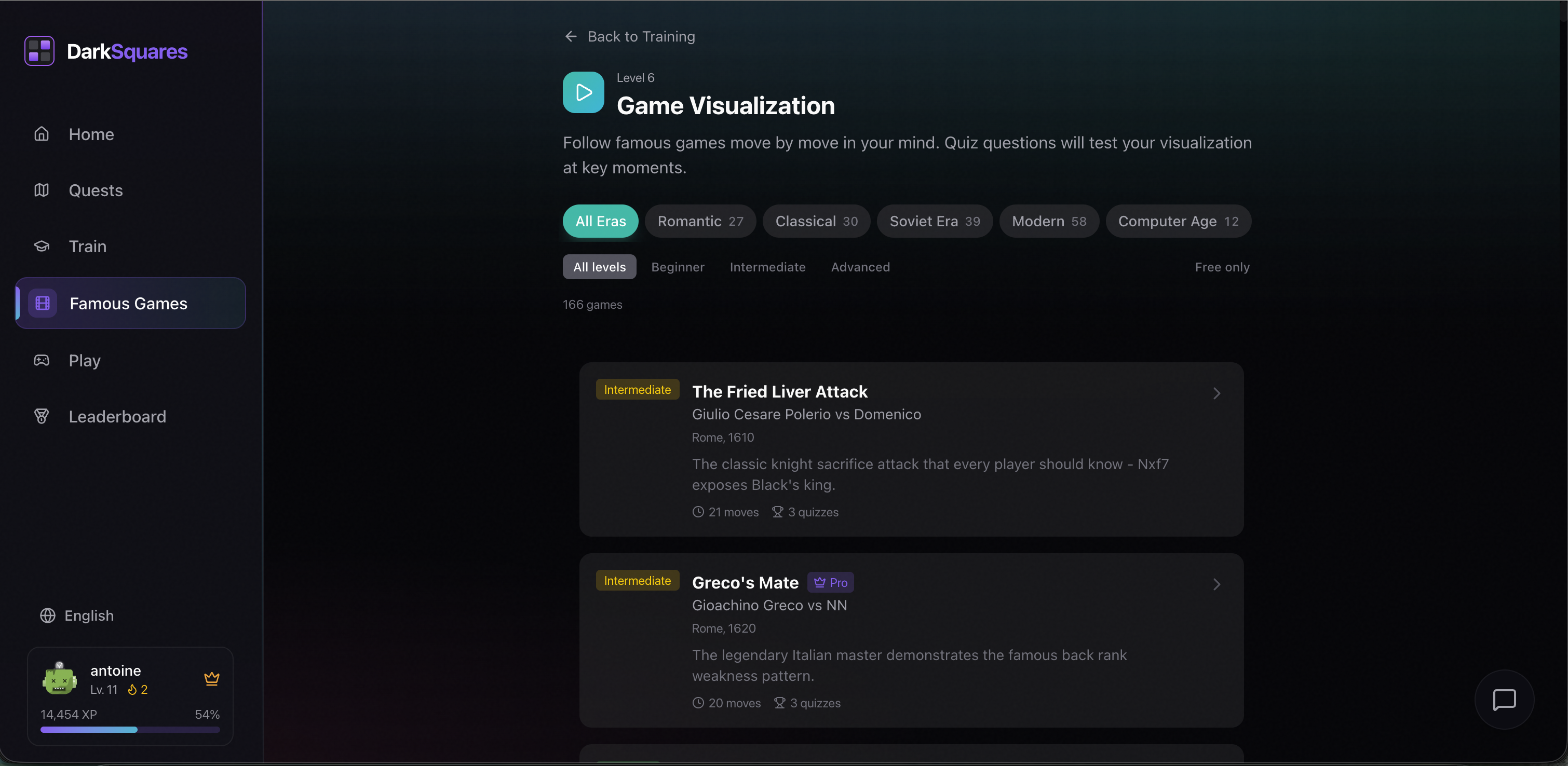 Dark Squares - Screenshot 5 showing product features and functionality