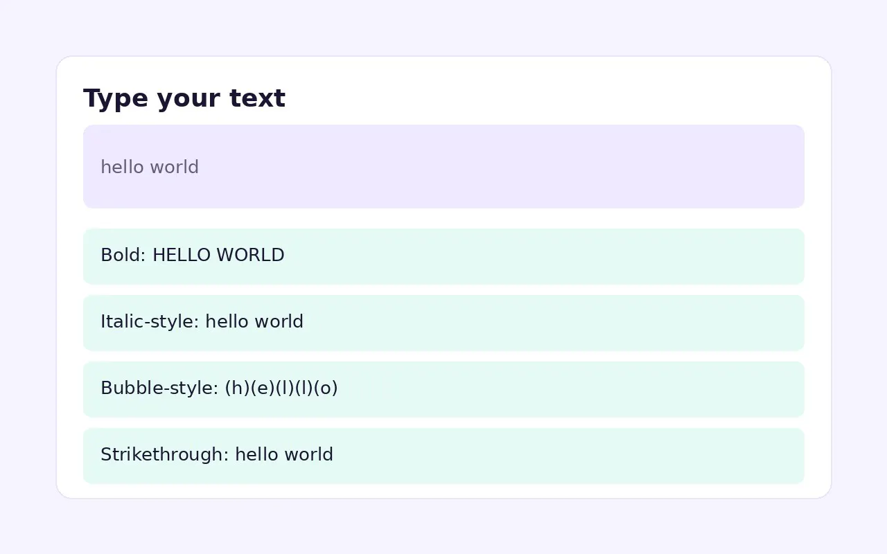 Fancy Text Generator gallery image