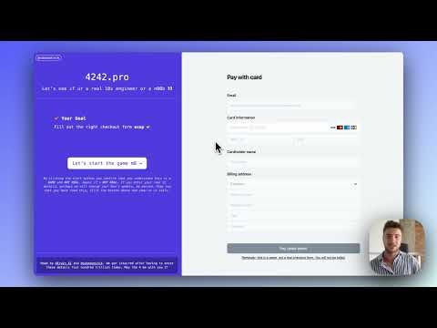 startuptile 4242.pro-Fast enough? A game to test your Stripe Checkout skills