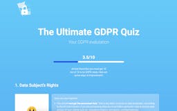 The Ultimate GDPR Quiz media 1