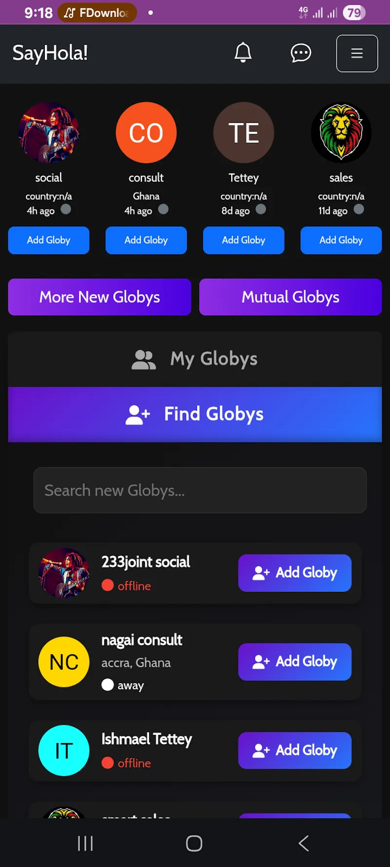 SayHola - Experience Network Layer screenshot 6