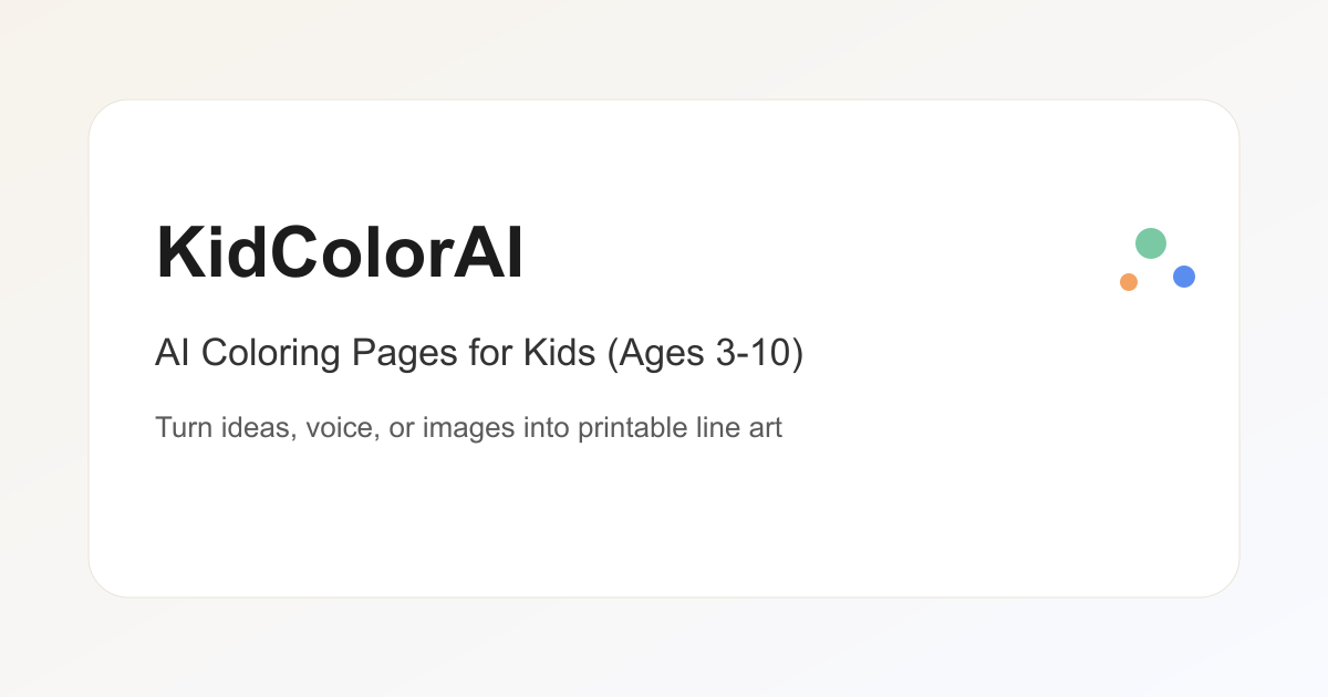 KidColorAI gallery image