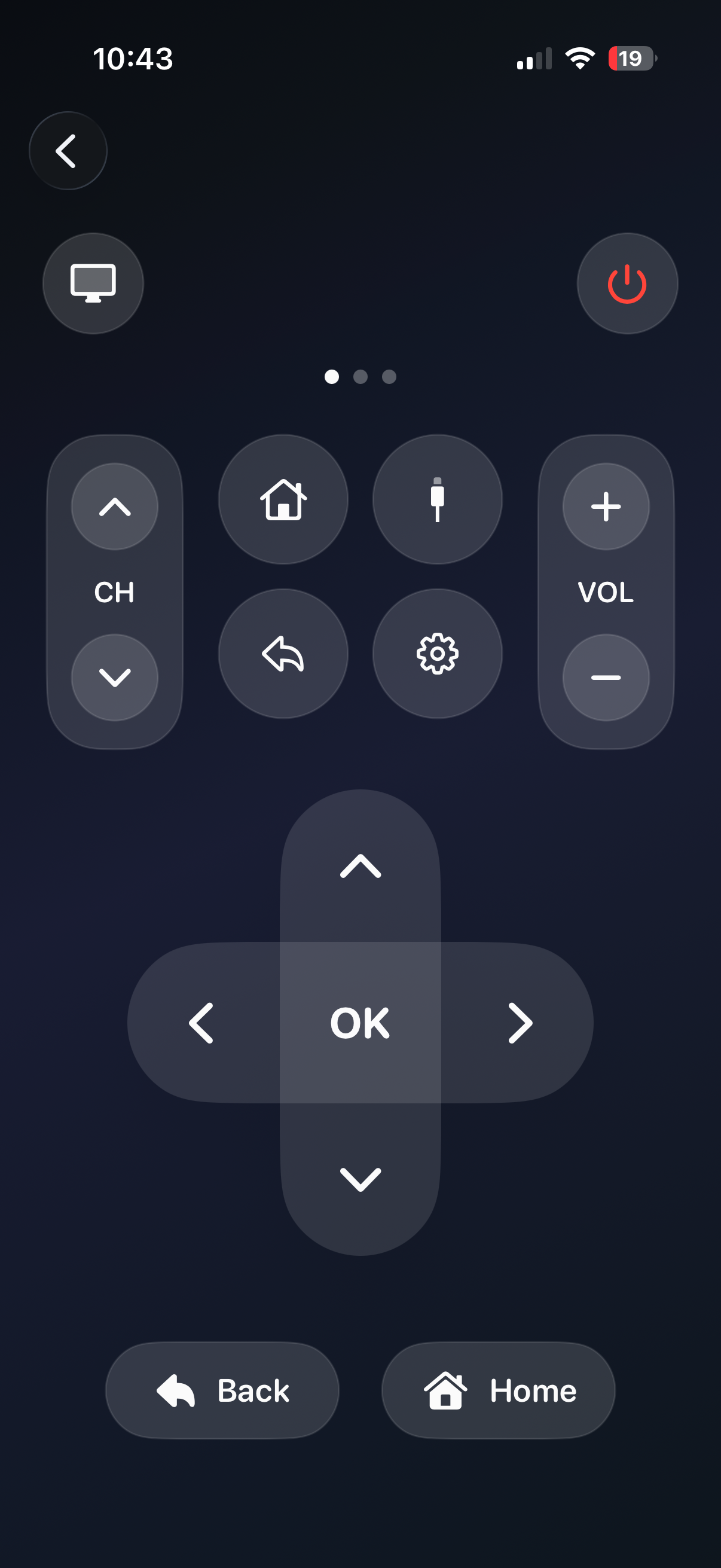 OLED Control - Screenshot 2 showing product features and functionality