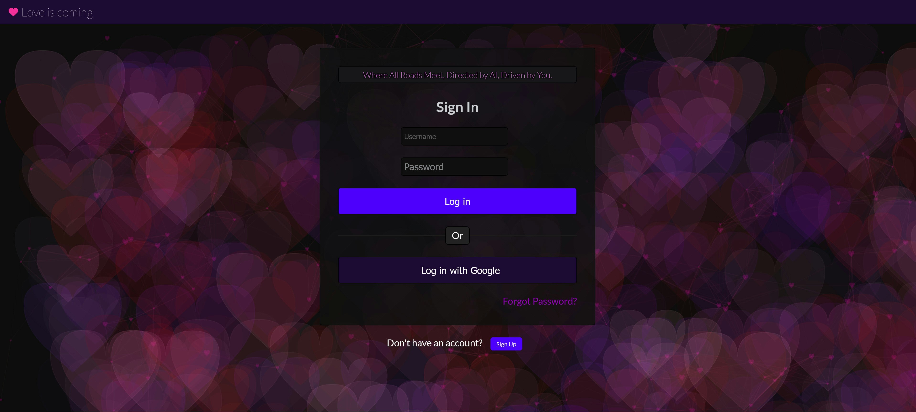 loveiscoming.com