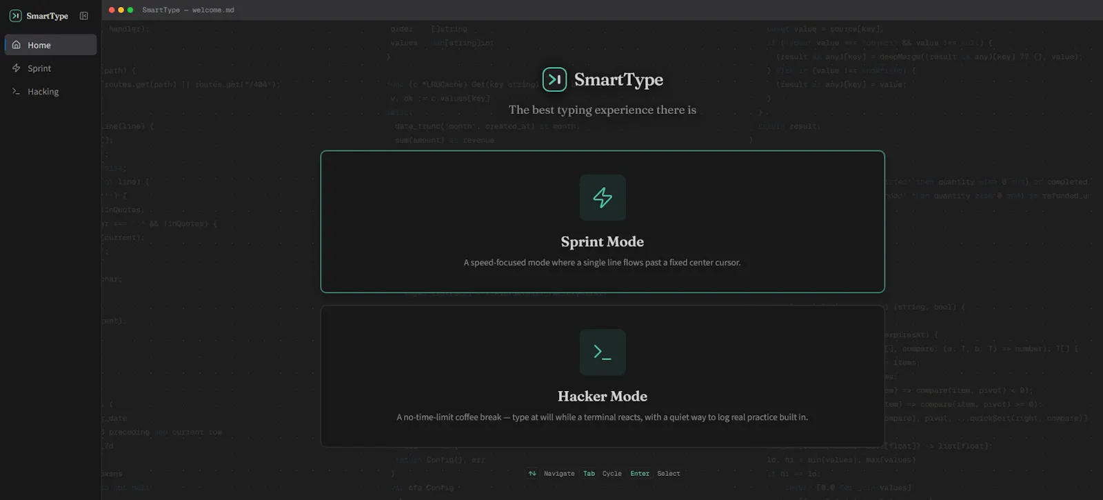 SmartType screenshot 2