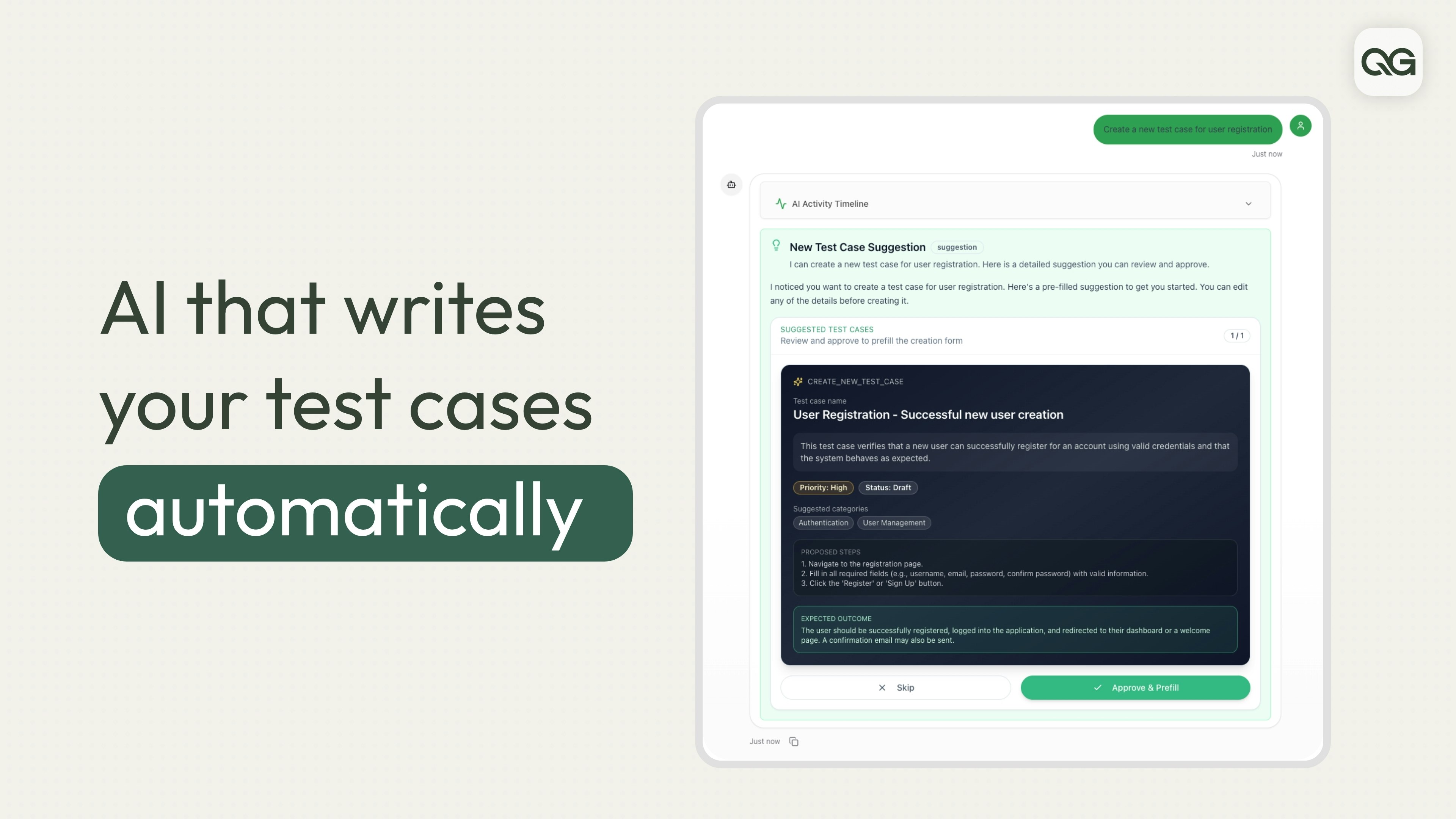 QualGent - Screenshot 4 showing product features and functionality